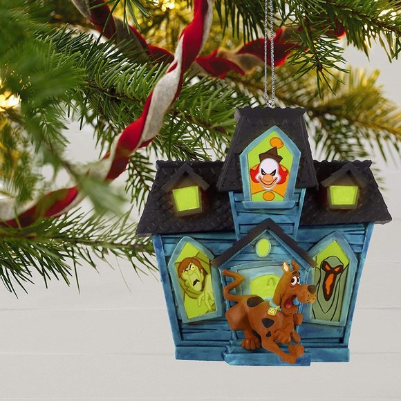 New! Scooby-Doo Haunted House Hijinks Hallmark Keepsake Ornament + Light & Sound - Picture 5 of 5